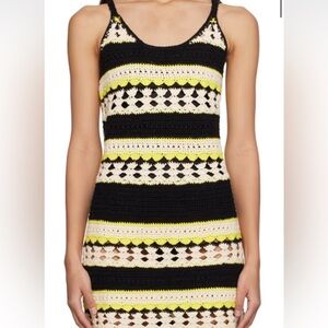 GANNI NWT crochet dress